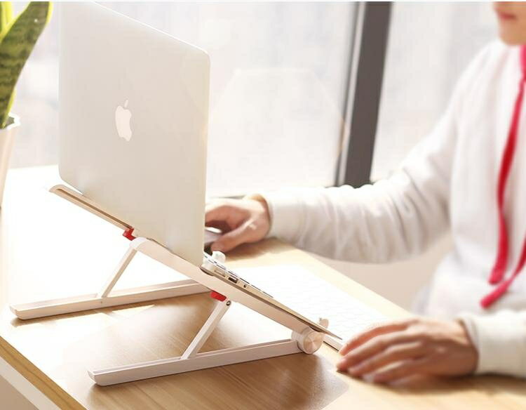 筆記本電腦支架托架桌面增高升降散熱架子折疊抬高墊高支撐底座