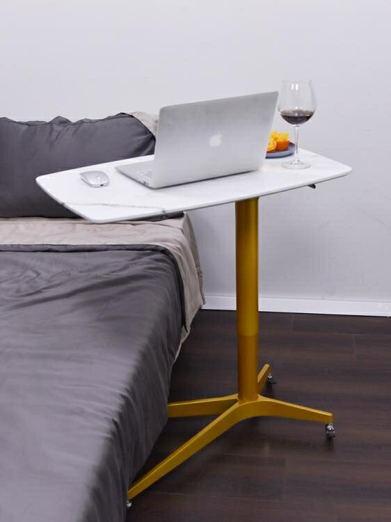 電腦桌 可移動升降床邊桌床上辦公桌家用飄窗桌筆記本電腦桌站立式工作臺