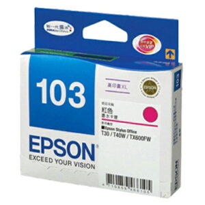 EPSON 紅色高容量原廠墨水匣 / 盒 T103350 NO.103