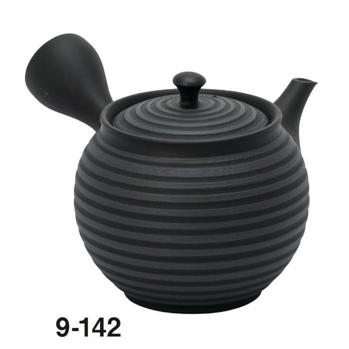 日本製 常滑燒 寶龍18號 黑泥新丸千段 急須壺 (320ml)