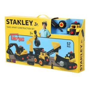 《美國STANLEY Jr.》組裝工程車-經典建築工程套組 東喬精品百貨