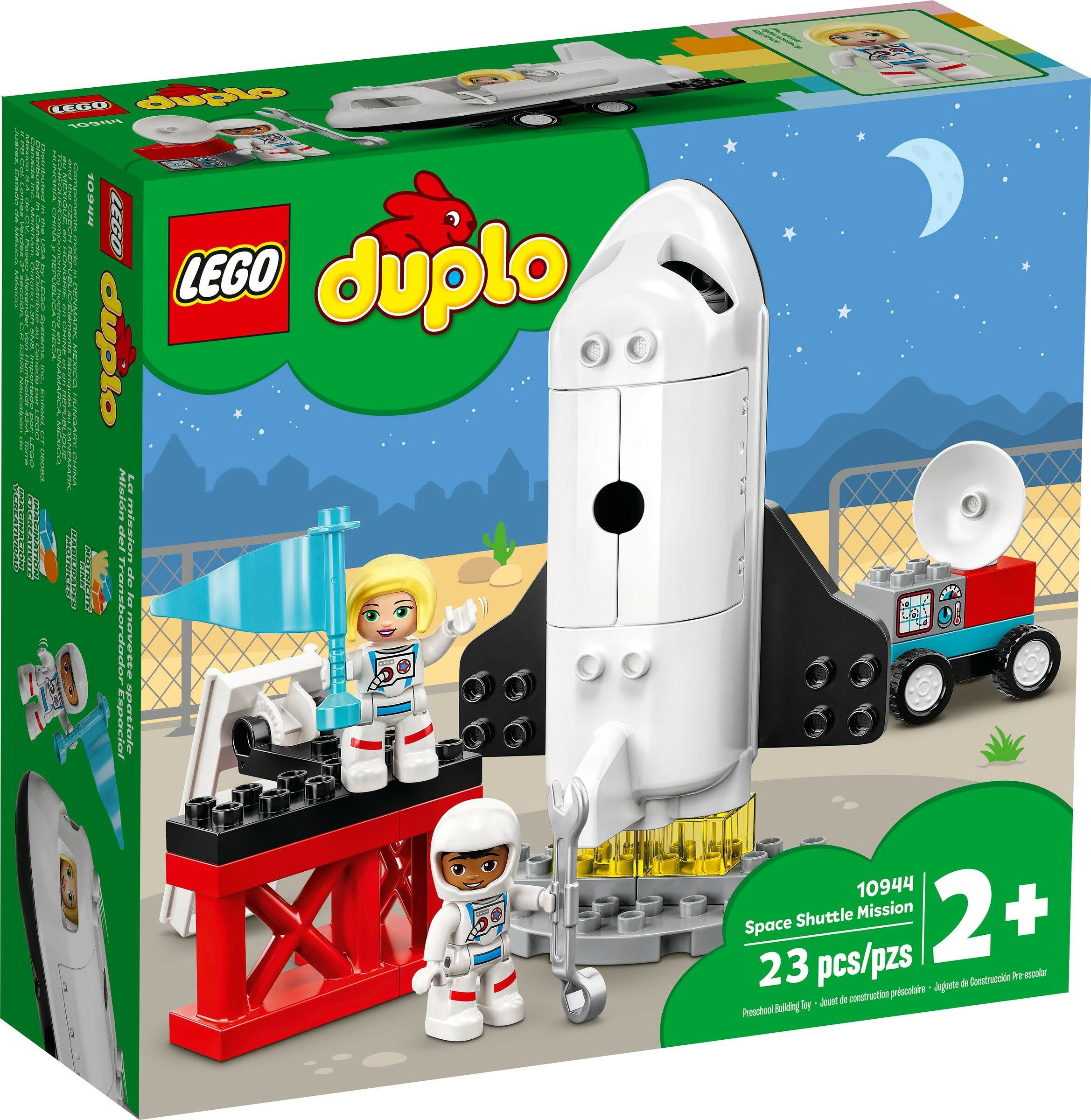 樂高LEGO 10944 Duplo 得寶系列 太空梭任務