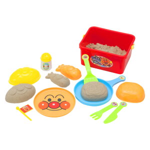 日本 麵包超人 一起來玩沙！麵包超人沙堆料理組(3歲以上~)沙灘玩具|玩水玩具|戲水玩具