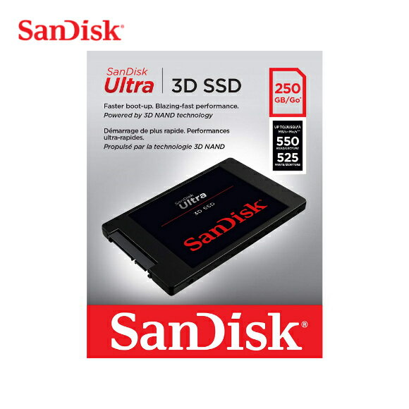 SanDisk Ultra 3D SSD 2.5吋SATAIII 固態硬碟公司貨原廠保固| 俗卡有力