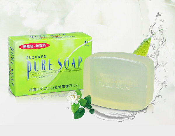 日本Suzuken舒適健 天然精緻純皂(12顆/盒)