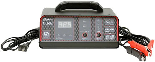 Meltec 【日本代購】電池充電器DC12V/12A電池診斷功能SC-1200