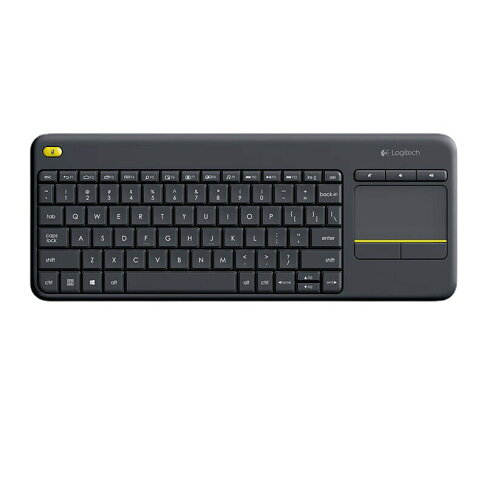 羅技K400 Plus 無線鍵盤 觸控板鍵盤 HTPC 電腦電視 客廳使用 黑色 白色 優聯技術 0