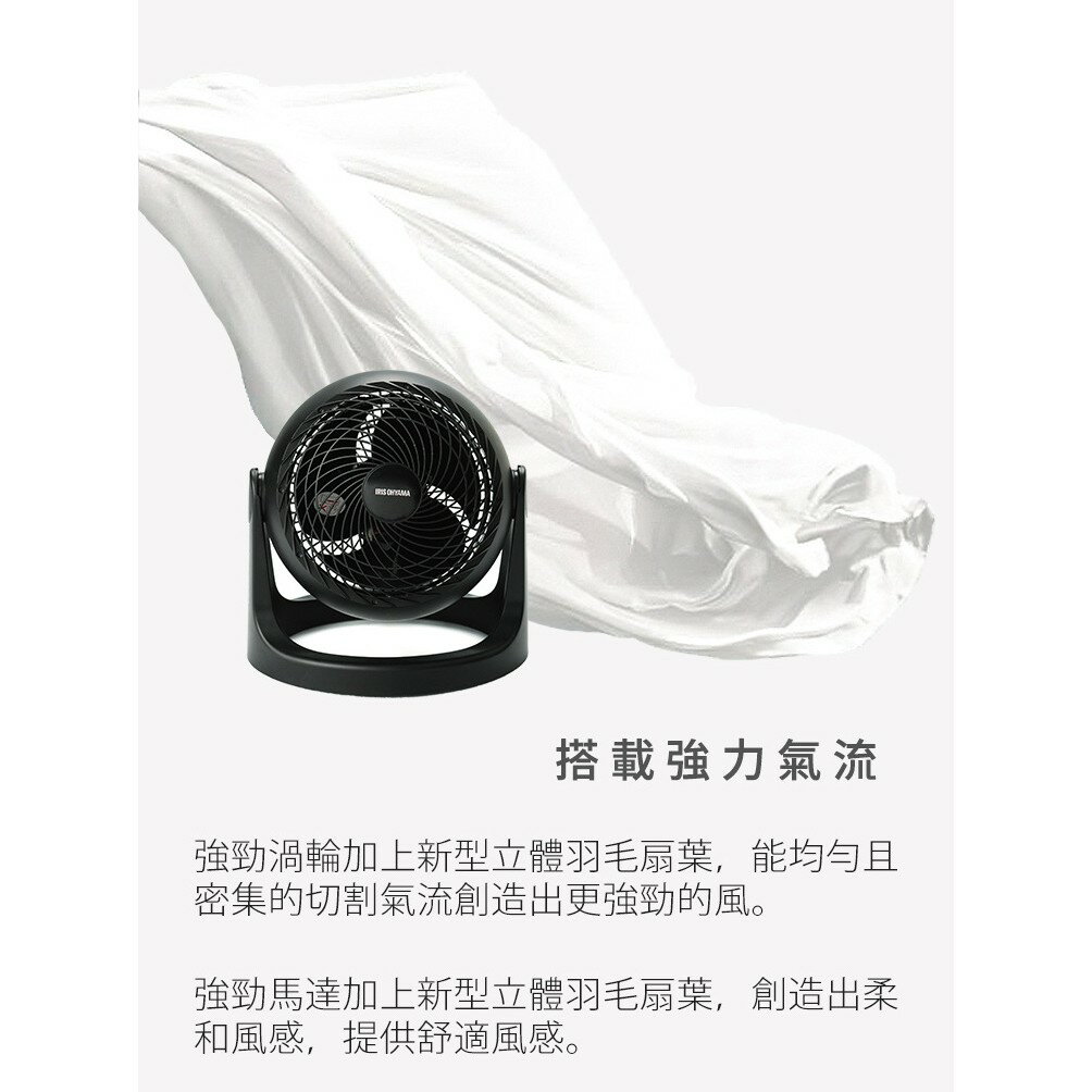 【快速出貨 公司貨】IRIS 空氣 循環扇 HE15 電風扇 桌扇 低噪音對流扇 電 3