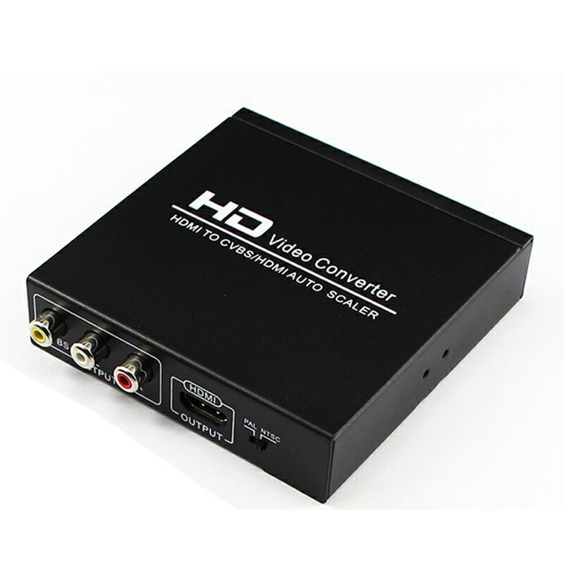 【易控王】HDMI轉HDMI+CVBS+LR立體聲 /HDMI轉AV影音轉換器 即插即用 支援畫面縮放 (50-507)