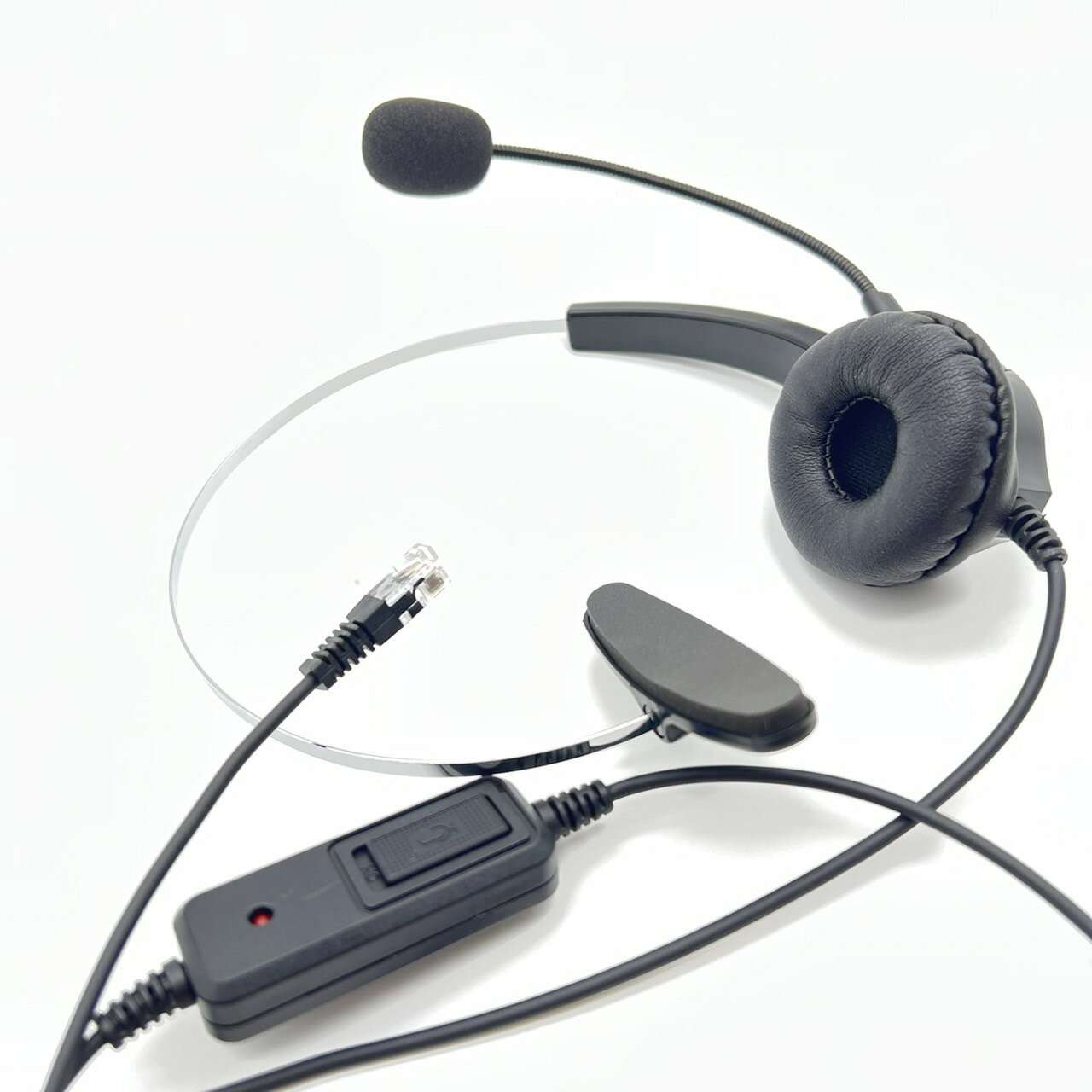 單耳耳機麥克風 含調音靜音功能 Fanvil IP電話機 X3SP