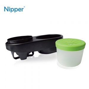 【紫貝殼●台灣 Nipper 夾式兩用零食杯架】