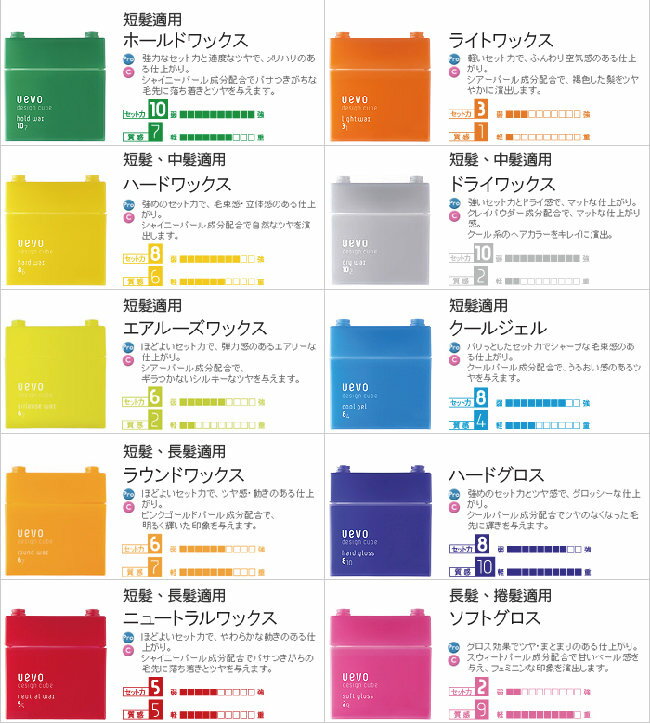 日本DEMI 提美 UEVO卵殼膜 彩色造型 積木髮蠟80g 多款可選 【貝羅卡】｜滿額領券最高現折$200 3