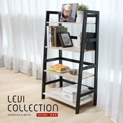 LEVI李維工業風個性鐵架四層書架/收納架 / H&D 東稻家居 / 日本MODERN DECO