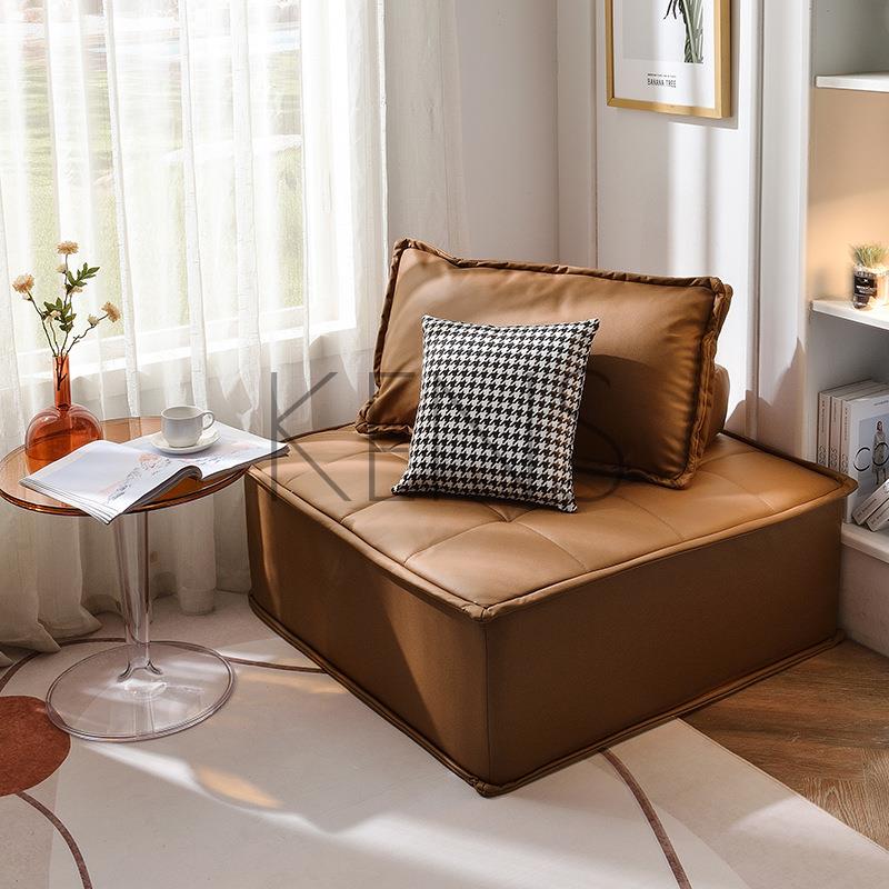 【KENS】沙發 沙發椅 科技布沙發網紅豆腐塊免洗方塊沙發小戶型客廳直排單人組合沙發