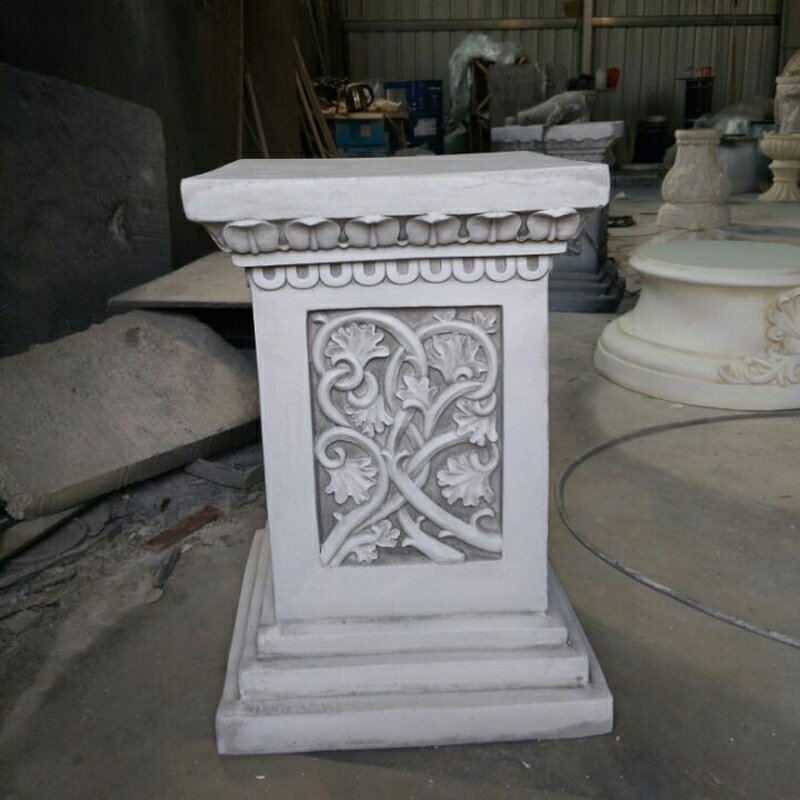 歐式雕塑花盆底座加高工藝擺件室內居裝飾方型藝術羅馬柱路引
