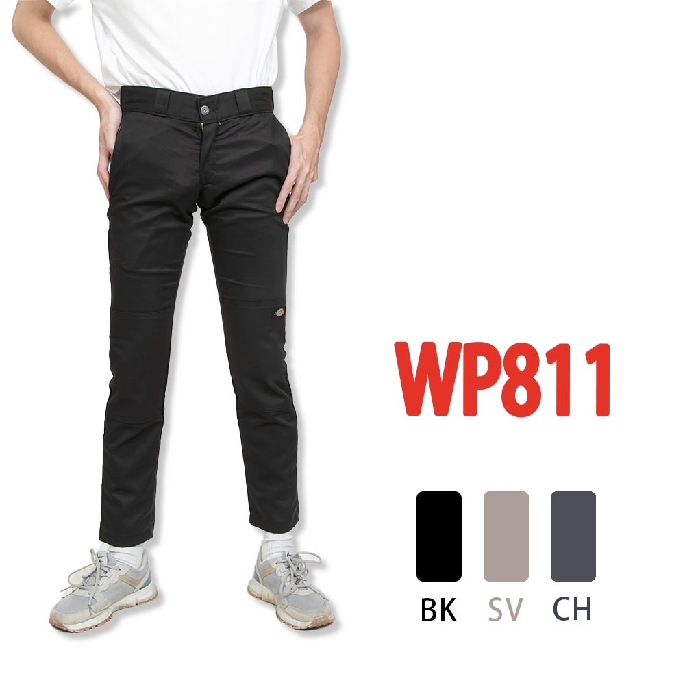 【毒】Dickies WP811 斜紋布 黑BK 工作長褲 Flex 低腰 合身 正品保證【領券折222｜Cube卡+APP下單最高10%回饋】