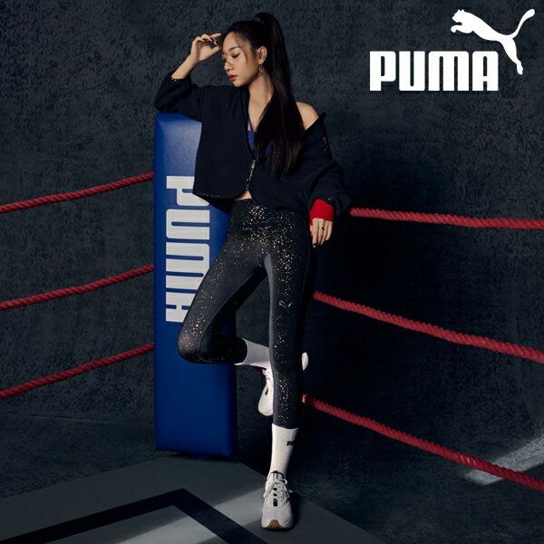 【滿千折百】PUMA 長褲 訓練系列 INTERGALACTIC 黑 高腰 9分緊身褲 女 52579701