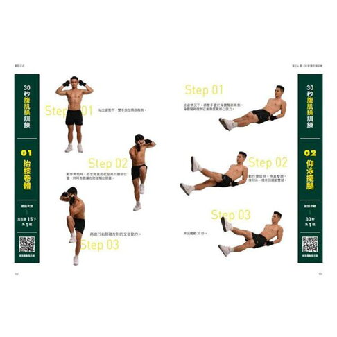 腹肌公式:30秒訓練搭配10種彈性飲食,祖雄教你練出傲人腹肌 5