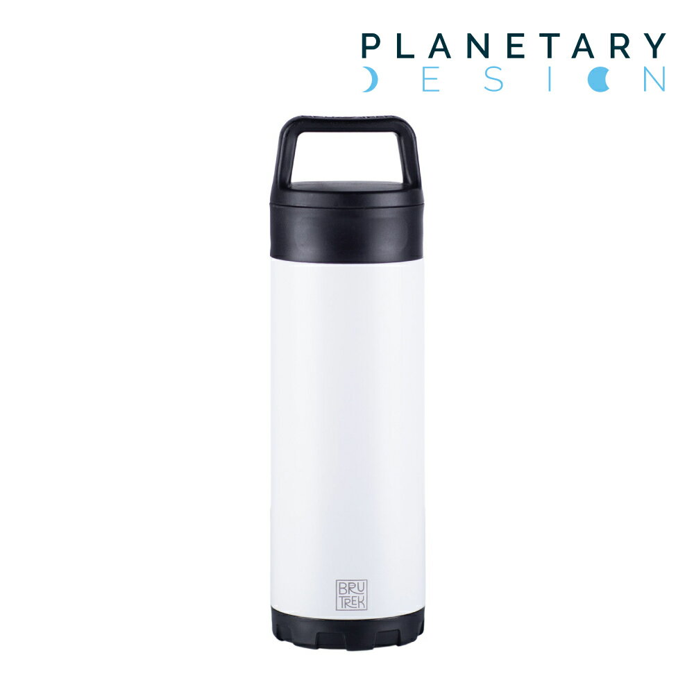 Planetary Design 雙蓋真空保溫瓶 BruTrekker Bottle TM1318 (18oz)【Snowflake 雪花白】