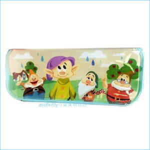 asdfkitty可愛家☆迪士尼七個小矮人與蘋果樹L號防水餐具袋/筆袋/收納袋-韓國製