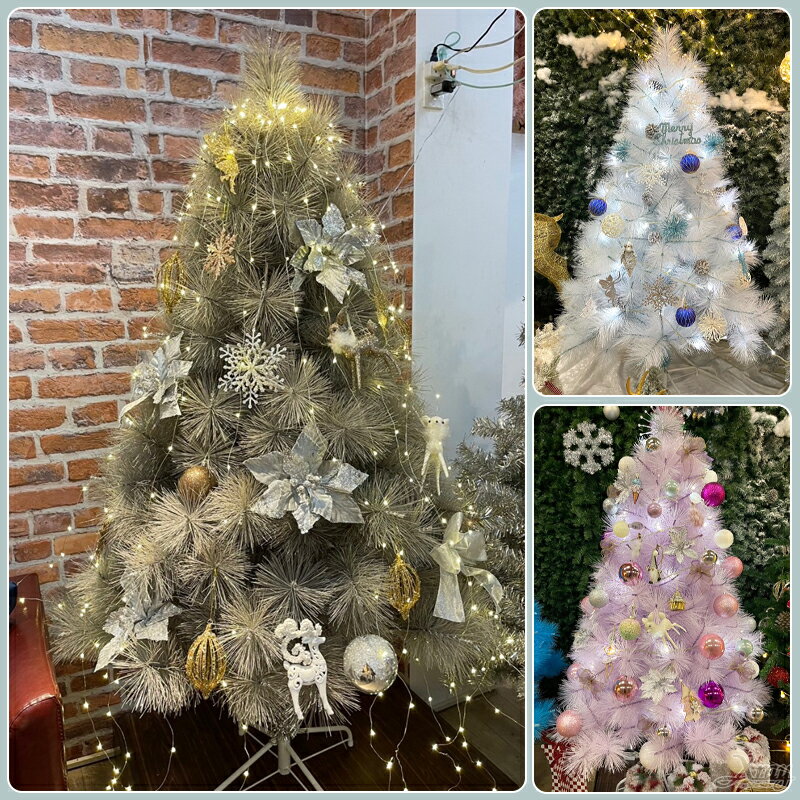 台灣製造現貨聖誕樹 松針樹空樹-彩色(5呎 6呎 7呎 8呎)，客製化聖誕佈置 環保耐用 造景，節慶王【X030021】