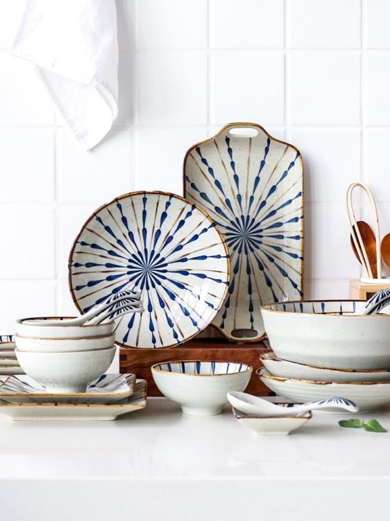 日式陶瓷餐具碗碟碗盤套裝套碗套裝家用組合禮盒裝送禮精致菲仕德嚴選
