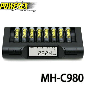 【eYe攝影】現貨 新款 三年保固 MAHA-POWEREX MH-C980 8迴路 八充 3號電池充電器 快速充電器