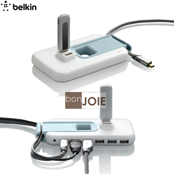 <br/><br/>  ::bonJOIE:: 美國進口 貝爾金 Belkin USB 2.0 Plus Hub 七孔集線器 (全新盒裝) AC電源輸入 F5U307 7 Port<br/><br/>