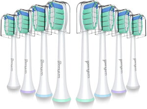 【日本代購-現貨】飛利浦Sonicare電動牙刷替換刷頭 8件裝 美白牙齒