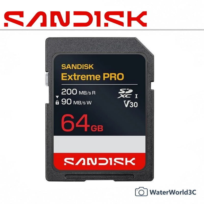 【中壢NOVA-水世界】SANDISK Extreme PRO SDXC 64G 記憶卡 UHS-I V30