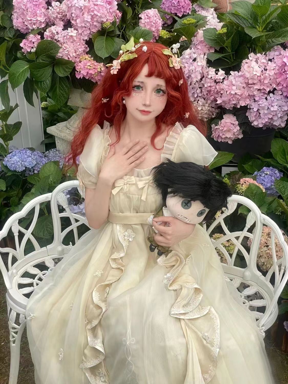 可打統編超低價】歐律狄刻cos服小女孩第五人格cosplay服周年慶稀世時裝