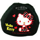 〔小禮堂〕Hello Kitty 安全帽內襯《黑》防塵衛生避免異味