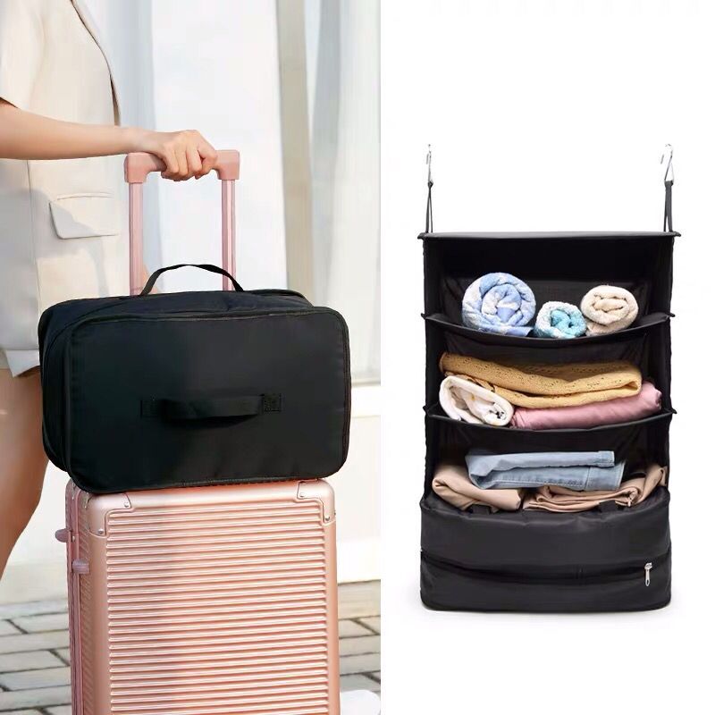 旅行包行李分裝整理袋隨身衣柜手提短途輕便大容量折疊拉桿收納包