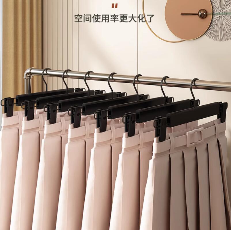 褲架夾子褲夾衣架褲子專用家用無痕防滑jk掛衣不銹鋼裙夾晾曬褲架【繁星小鎮】
