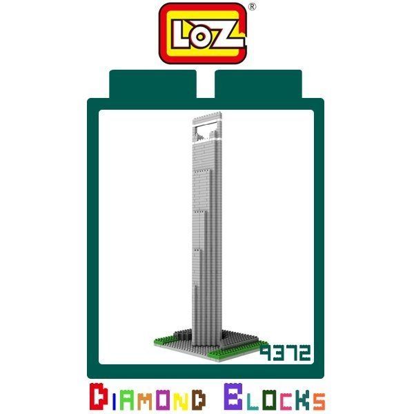 【東洋商行】正版 LOZ 迷你鑽石小積木 上海金融中心 建築系列 益智玩具 樂高式 平價趣味 腦力激盪