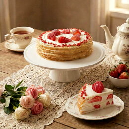 【塔吉特】草莓戀乳²千層 (8吋) 冬日限定 免運🍓 【塔吉特】草莓戀乳²千層 (8吋) 冬日限定 免運🍓