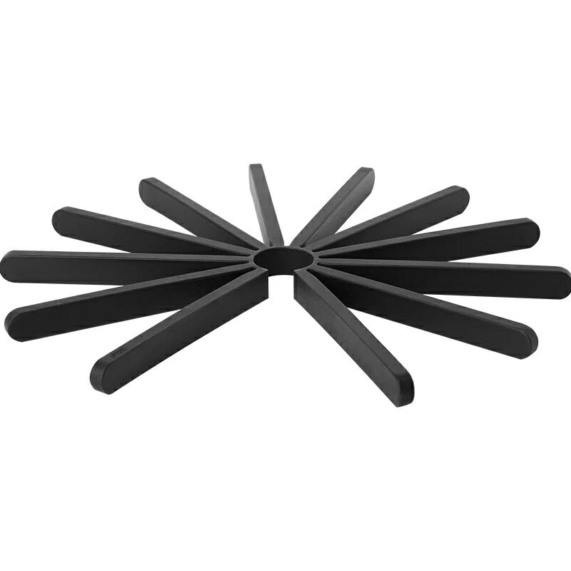 ㊣ umbra可折疊的硅膠鍋墊隔熱墊廚房防燙家用餐桌墊耐熱橡膠鍋架 3