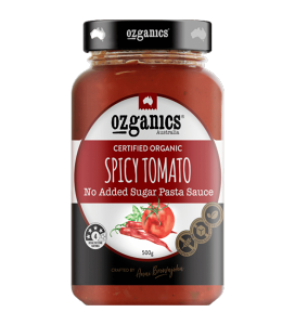 澳洲Ozganics 有機辣味義大利麵醬(500g)
