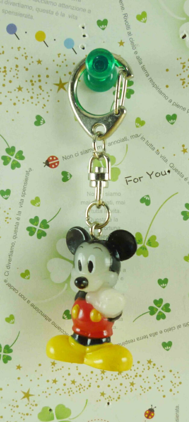 【震撼精品百貨】Micky Mouse 米奇/米妮 鑰匙圈-米奇站 震撼日式精品百貨