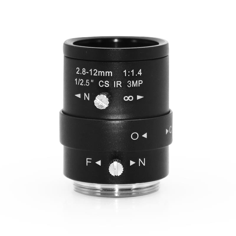 高畫質工業相機機器視覺CCD監控廣角變焦鏡頭2.8-12MM CS口1/2.5’【Snowbelle優選】