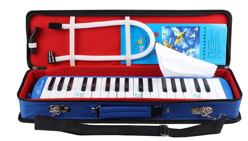 天鵝口風琴37鍵學生成人初學兒童入門演奏教學比賽用吹奏樂器 0