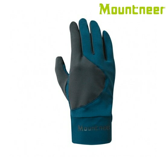Mountneer 山林 中性款 抗UV觸控手套 11G07 84 藍綠