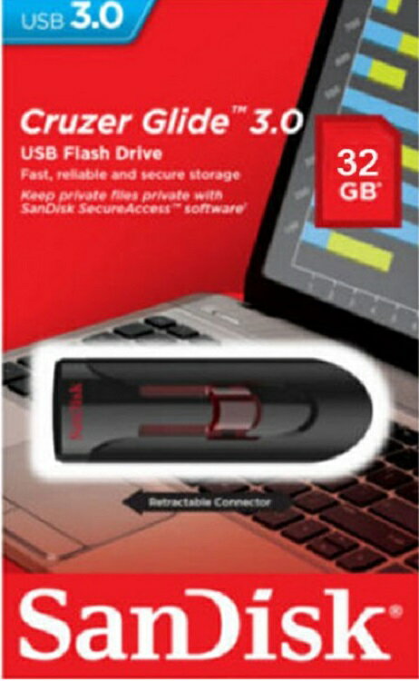 SanDisk 32GB 32G Cruzer Glide【SDCZ600-032G】SD CZ600 USB 3.0 高速隨身碟 2