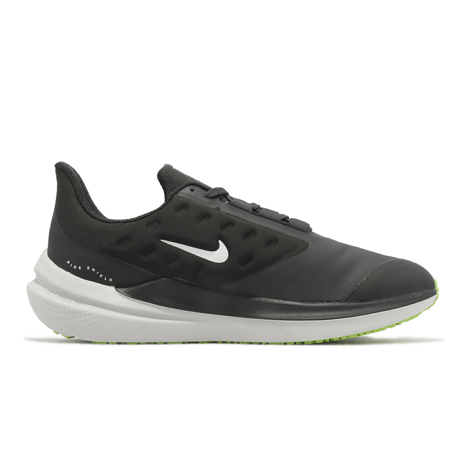 Nike 慢跑鞋 Air Winflo 9 Shield 黑 白 防潑水 男鞋 路跑 回彈 運動鞋 1