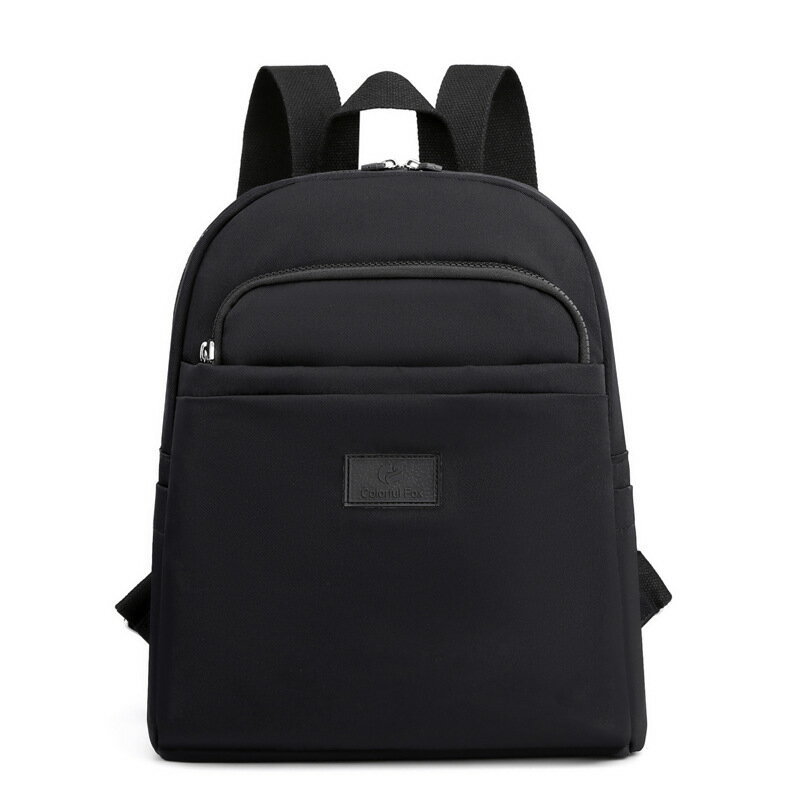 【巴黎精品】後揹包帆布雙肩包-純色校園風時尚大容量女包包8色a1ac36