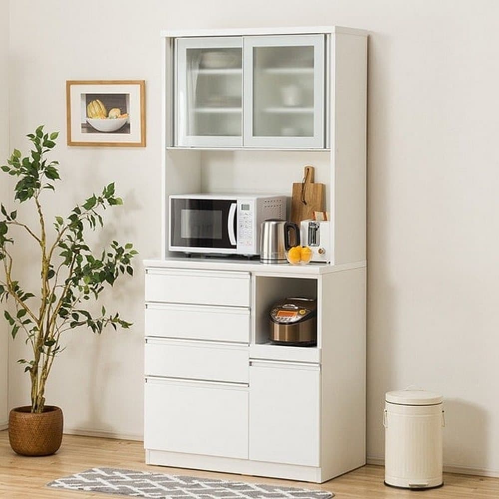 ◎組合式櫥櫃 RESUME 90AG-S QH-R WH NC TW NITORI宜得利家居