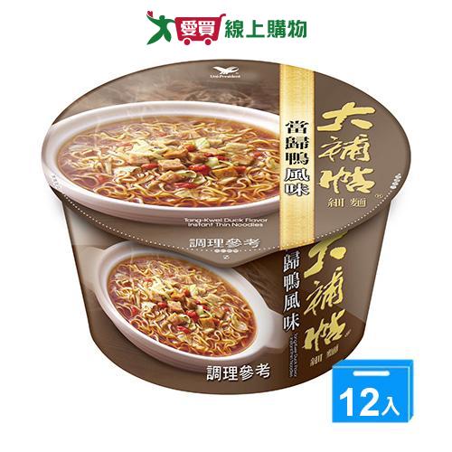 統一 大補帖細麵-當歸鴨風味(102g/12碗)【愛買】