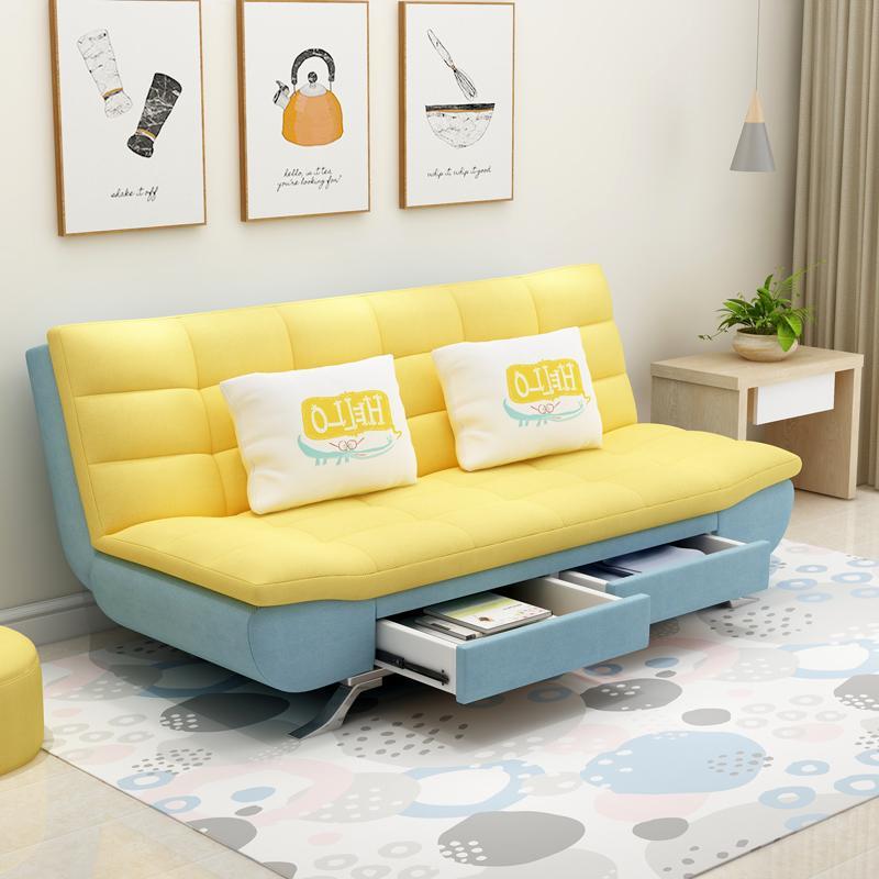 【可開發票】沙發 懶人沙發 可儲物折疊沙發床長1.9寬1.2米小戶型雙人多功能可拆洗布藝沙發床