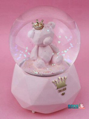 水晶球 雪花水晶球音樂盒透明圓球夢幻八音盒女生情人節閨蜜禮物兒童生日 雙十一購物節