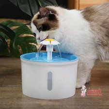 寵物飲水器 貓咪飲水器寵物用品喂水流動貓貓神器活水水盆貓用喝水器自動循環T 3色 雙十一購物節